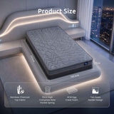 Darrahopens Furniture > Mattresses > King Single Mattress Levitex 25 cm Hybrid Pocket Spring Mattress Firm with 4cm Egg Crate Foam for Deep Sleep Bamboo Charcoal Fabric ‌King Single
