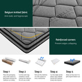 Darrahopens Furniture > Mattresses > King Size Mattress Giselle Bedding 22cm Mattress Medium Firm King