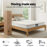 Darrahopens Furniture > Mattresses > King Size Mattress Giselle King Mattress 20cm with Reinforced Edge Support Egg-Crate Foam