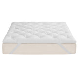 Darrahopens Furniture > Mattresses > King Size Mattress Giselle King Pillow Top Mattress Topper 1300GSM White Duck Feather For Old Bed Upgrade 5cm Thick In Australia - Darrahopens
