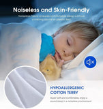 Darrahopens Furniture > Mattresses > Mattress Toppers 100% Terry Cotton Fitted Mattress Protector Waterproof King
