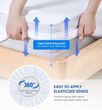 Darrahopens Furniture > Mattresses > Mattress Toppers 100% Terry Cotton Fitted Mattress Protector Waterproof King