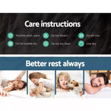 Darrahopens Furniture > Mattresses > Mattress Toppers 5CM Bedding Luxury Pillowtop Mattress Topper Mat Pad Antibacterial and dust mite-resistant King:183*203cm