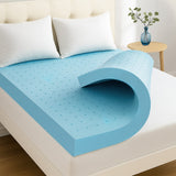 Darrahopens Furniture > Mattresses > Mattress Toppers Giselle 12cm Memory Foam Mattress Topper Ventilated Cool Gel Bamboo Cover Double