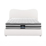 Darrahopens Furniture > Mattresses > Mattress Toppers Giselle 21cm Bonnell Pillow Top Mattress Artiss Double Boucle Bed Frame Set In Australia - Darrahopens