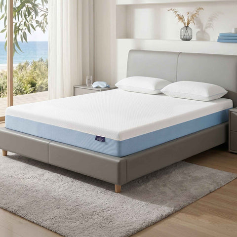 Darrahopens Furniture > Mattresses > Mattress Toppers Giselle 22cm Cooling Gel Memory Foam Mattress Double Medium Firm
