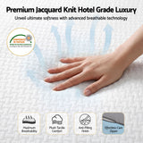 Darrahopens Furniture > Mattresses > Mattress Toppers Giselle 22cm Cooling Gel Memory Foam Mattress Double Medium Firm