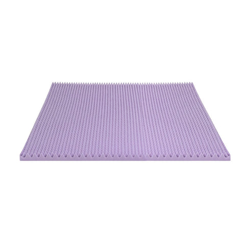 Darrahopens Furniture > Mattresses > Mattress Toppers Giselle 5cm Memory Foam Mattress Topper Lavender Infused Egg Crate Pad Mat King