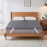 Darrahopens Furniture > Mattresses > Mattress Toppers Giselle 8cm Memory Foam Mattress Topper Gel Dual Layer Foam Bamboo Double