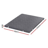 Darrahopens Furniture > Mattresses > Mattress Toppers Giselle 8cm Memory Foam Mattress Topper Gel Dual Layer Foam Bamboo King
