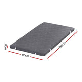 Darrahopens Furniture > Mattresses > Mattress Toppers Giselle 8cm Memory Foam Mattress Topper Gel Dual Layer Foam Bamboo Single