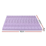 Darrahopens Furniture > Mattresses > Mattress Toppers Giselle 8cm Memory Foam Mattress Topper Lavender Infused Bamboo Cover 7-Zone King