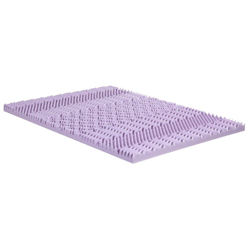 Darrahopens Furniture > Mattresses > Mattress Toppers Giselle 8cm Memory Foam Mattress Topper Lavender Infused Bamboo Cover 7-Zone Queen