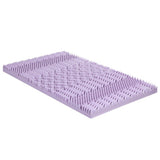 Darrahopens Furniture > Mattresses > Mattress Toppers Giselle 8cm Memory Foam Mattress Topper Lavender Infused Bamboo Cover 7-Zone Single