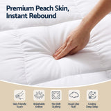 Darrahopens Furniture > Mattresses > Mattress Toppers Giselle 8cm Queen Memory Foam Mattress Topper Pillow Top with Gel Foam In Australia - Darrahopens