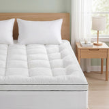Darrahopens Furniture > Mattresses > Mattress Toppers Giselle Bedding Double Mattress Topper 5cm Coral Fleece