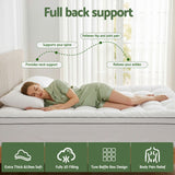 Darrahopens Furniture > Mattresses > Mattress Toppers Giselle Bedding Double Mattress Topper 5cm Coral Fleece