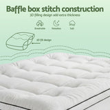 Darrahopens Furniture > Mattresses > Mattress Toppers Giselle Bedding Double Mattress Topper 5cm Coral Fleece