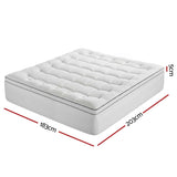 Darrahopens Furniture > Mattresses > Mattress Toppers Giselle Bedding King Mattress Topper 5cm Coral Fleece