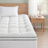 Darrahopens Furniture > Mattresses > Mattress Toppers Giselle Bedding King Single Mattress Topper 5cm Coral Fleece