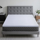 Darrahopens Furniture > Mattresses > Mattress Toppers Giselle Bedding Latex Topper 100% Natural Latex Toppers 7-zone w/ Ice Silk Cool-touch Fabric Cooling Cover Double 5cm