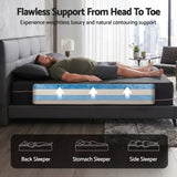 Darrahopens Furniture > Mattresses > Mattress Toppers Giselle Double Cooling Memory Foam Mattress Medium Firm with Gel Comfort 30cm