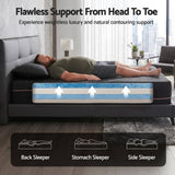 Darrahopens Furniture > Mattresses > Mattress Toppers Giselle King Single Cooling Memory Foam Mattress Medium Firm with Gel Comfort 30cm