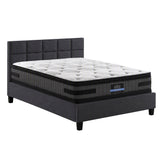 Darrahopens Furniture > Mattresses > Mattress Toppers Giselle Mattress & Artiss Queen Bed Frame Bundle, 36cm Double Sided Euro Top Mattress In Australia - Darrahopens
