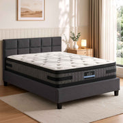 Darrahopens Furniture > Mattresses > Mattress Toppers Giselle Mattress & Artiss Queen Bed Frame Bundle, 36cm Double Sided Euro Top Mattress In Australia - Darrahopens