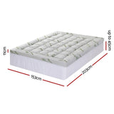 Darrahopens Furniture > Mattresses > Mattress Toppers Giselle Mattress Topper 11cm Pillowtop toppers Bamboo Queen