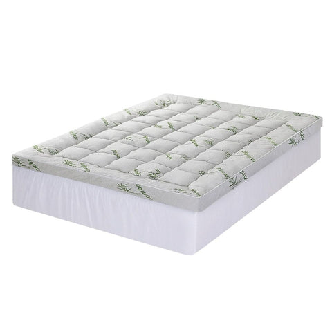 Darrahopens Furniture > Mattresses > Mattress Toppers Giselle Mattress Topper 11cm Pillowtop toppers Bamboo Queen
