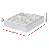 Darrahopens Furniture > Mattresses > Mattress Toppers Giselle Mattress Topper 5cm Pillowtop toppers Bamboo King