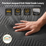 Darrahopens Furniture > Mattresses > Mattress Toppers Giselle Queen Cooling Memory Foam Mattress Medium Firm with Gel Comfort 30cm
