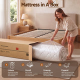 Darrahopens Furniture > Mattresses > Queen Mattress Giselle 30cm Queen Spring Mattress Tencel Cover 5-Zone Firm Back Support In Australia - Darrahopens