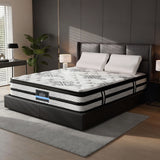 Darrahopens Furniture > Mattresses > Queen Mattress Giselle Queen 34cm 5-Zone Euro Top Pocket Spring Mattress with 2 Natural Latex Contour Pillows In Australia - Darrahopens