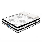 Darrahopens Furniture > Mattresses > Queen Mattress Giselle Queen 34cm 5-Zone Euro Top Pocket Spring Mattress with 2 Natural Latex Contour Pillows In Australia - Darrahopens