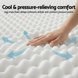 Darrahopens Furniture > Mattresses > Queen Mattress Giselle Queen Mattress 20cm with Reinforced Edge Support Egg-Crate Foam