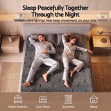 Darrahopens Furniture > Mattresses > Queen Mattress Giselle Queen Reversible Spring Mattress Cashmere Cover Gel Foam Firm 35cm In Australia - Darrahopens