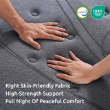Darrahopens Furniture > Mattresses > Queen Mattress Levitex 33 cm Mattress 8.0 Extra Firm 7-Zone Pocket Spring Mattress with Dual-Row Edge Support & Breathable Knit Cover Queen