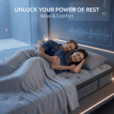 Darrahopens Furniture > Mattresses > Queen Mattress Levitex 33 cm Mattress 8.0 Extra Firm 7-Zone Pocket Spring Mattress with Dual-Row Edge Support & Breathable Knit Cover Queen