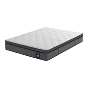 Darrahopens Furniture > Mattresses > Queen Mattress Levitex Queen Mattress 2 Rows Edge Support for Deep Sleep 5-Zone Ergonomic Pocket Spring Breathable Corrugated Sponge Medium Firm 30CM