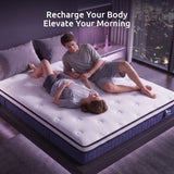 Darrahopens Furniture > Mattresses > Queen Mattress Levitex Queen Mattress 23CM With Pocket Spring & Cooling Gel Foam, Medium-Firm Full-Body Support, Mattresses In A Box In Australia - Darrahopens