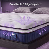 Darrahopens Furniture > Mattresses > Queen Mattress Levitex Queen Mattress 23CM With Pocket Spring & Cooling Gel Foam, Medium-Firm Full-Body Support, Mattresses In A Box In Australia - Darrahopens