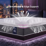 Darrahopens Furniture > Mattresses > Queen Mattress Levitex Queen Mattress Lumbar Support, 5-Zone Pocket Springs & 2-Row Hardened Edges for Deep Sleep, Cooling Gel Memory & Egg-Crate Foam In Australia - Darrahopens