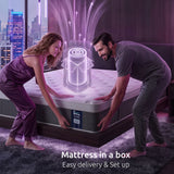 Darrahopens Furniture > Mattresses > Queen Mattress Levitex Queen Mattress Lumbar Support, 5-Zone Pocket Springs & 2-Row Hardened Edges for Deep Sleep, Cooling Gel Memory & Egg-Crate Foam In Australia - Darrahopens