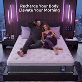 Darrahopens Furniture > Mattresses > Queen Mattress Levitex Queen Mattress Lumbar Support, 5-Zone Pocket Springs & 2-Row Hardened Edges for Deep Sleep, Cooling Gel Memory & Egg-Crate Foam In Australia - Darrahopens