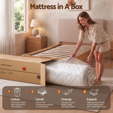 Darrahopens Furniture > Mattresses > Single Mattress Giselle 30cm Single Spring Mattress Tencel Cover 5-Zone Firm Back Support In Australia - Darrahopens
