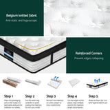 Darrahopens Furniture > Mattresses > Single Mattress Giselle Bedding 31cm Mattress Euro Top King Single