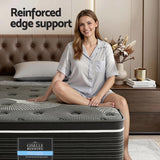 Darrahopens Furniture > Mattresses > Single Mattress Giselle Bedding 35cm Mattress Graphene Memory Foam Medium Firm Euro Top Mattresses Single