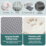 Darrahopens Furniture > Mattresses > Single Mattress Giselle Foldable Mattress Folding Sofa Bed Trifold Memory Foam Camping Cushion Mat